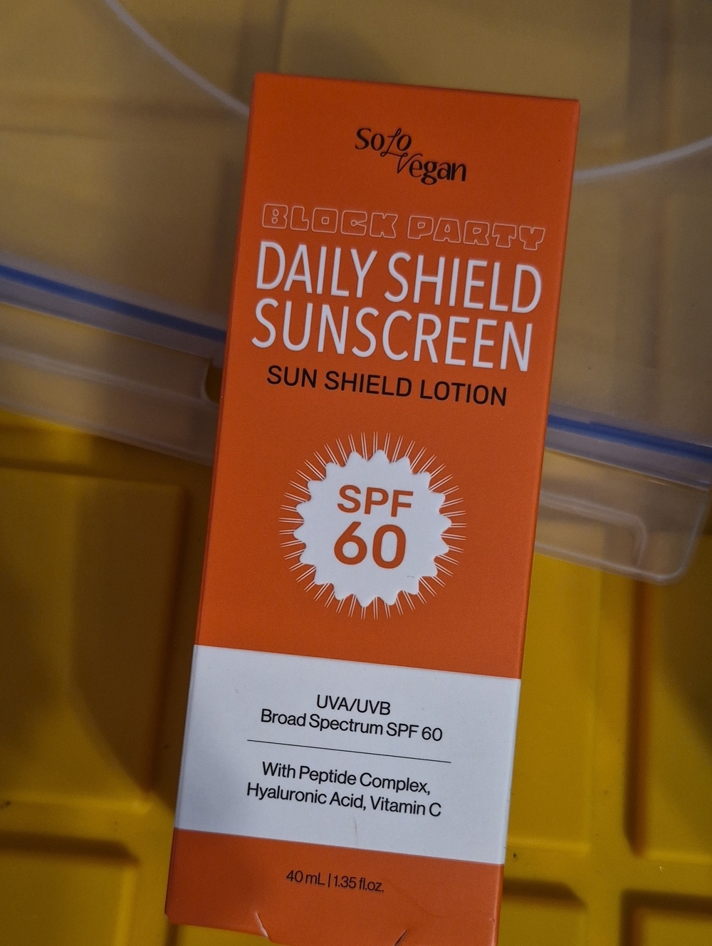 Daily Shield Sunscreen SPF 60 - Block Party SoloVegan Nwt